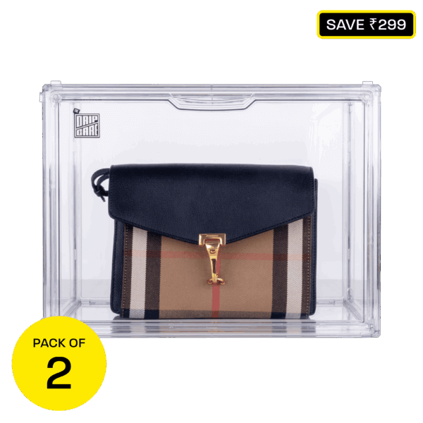 Clear Bag Crates Duo